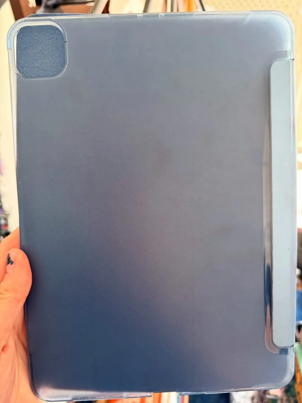 Slate Blue Tri-Fold Tablet Case